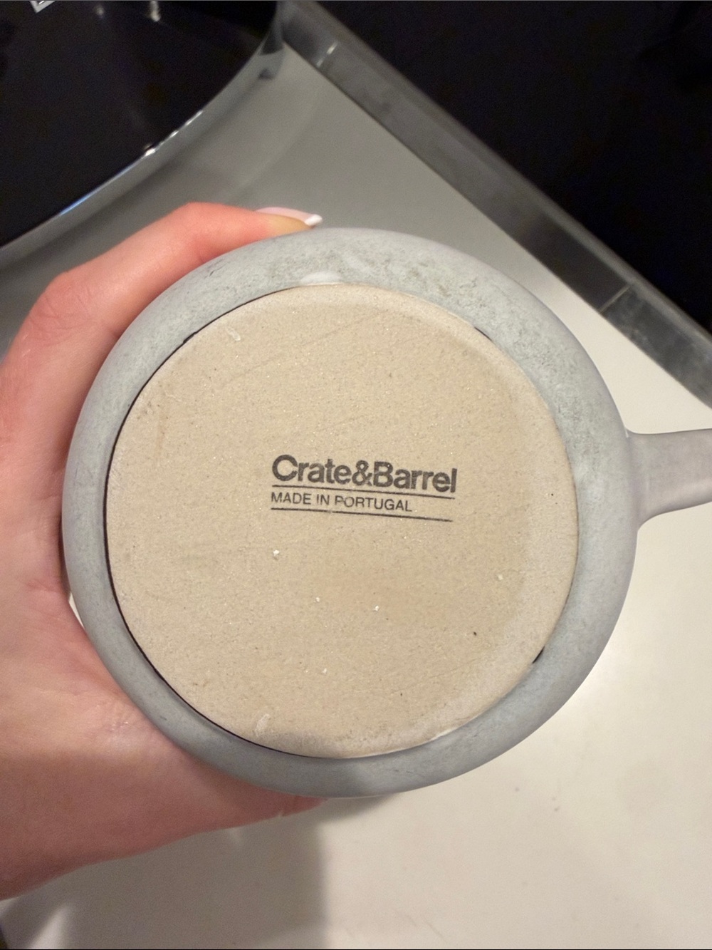 Crate & Barrel “P” Intial Mug - Picture 5 of 5